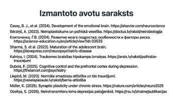 Prezentācija 'Kognitīvo funkciju un smadzeņu arhitektūras izmaiņas', 15.