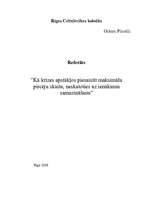 Referāts 'Kā krīzes apstākļos piesaistīt maksimālu pircēju skaitu, neskatoties uz ienākumu', 1.