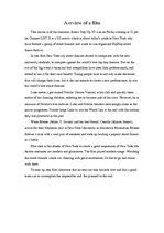 Eseja 'A Review of a Film "Step Up"', 1.