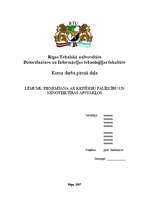 Konspekts 'Lēmumu pieņemšana ar kritēriju palīdzību un nenoteiktības apstākļos', 1.