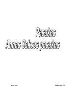 Referāts 'Pasakas. Annas Sakses pasakas', 1.