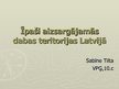 Prezentācija 'Īpaši aizsargājamās dabas teritorijas Latvijā', 1.