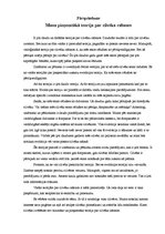 Eseja 'Mana pieņemtākā teorija par cilvēka rašanos', 1.
