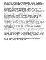 Eseja 'Personal Strengths and Weaknesses', 1.