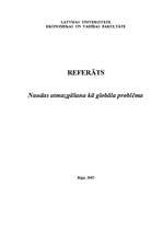 Referāts 'Naudas atmazgāšana kā globāla problēma', 1.