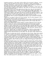 Eseja 'Violence in the media - A paper on the issue of violence and censorship in the m', 1.