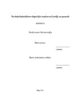 Referāts 'Narkokriminalitātes vispārējās tendences Latvijā un pasaulē', 1.