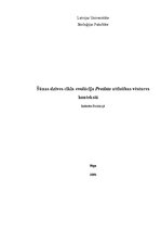 Referāts 'Šūnas dzīves cikla evolūcija Protista attīstības vēstures kontekstā', 1.