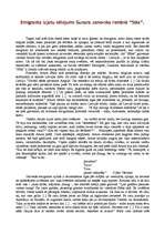 Eseja 'Emigranta izjūtu tēlojums Gunara Janovska romānā "Sōla"', 1.