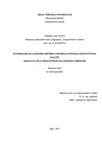 Referāts 'Fotoradaru kā satiksmes drošības ieviešanas efektivitātes analīze. Inženierproje', 1.