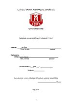 Diplomdarbs 'Izglītošanās process sportā Rīgas 45.vidusskolā 8.b klasē', 2.
