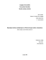 Referāts 'Bizantijas kultūras salīdzinājums ar Rietumeiropas kultūru viduslaikos', 1.