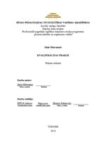 Prakses atskaite 'SIA "Priedaine N" kvalifikācijas prakse', 1.