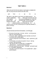 Konspekts 'Test Topic', 1.