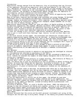 Eseja 'Experiential Family Therapy (of Carl Whitaker)', 1.