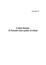 Konspekts 'Lielā lūzuma cēloņi Otrā pasaules kara gaitā', 1.
