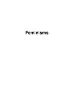 Konspekts 'Feminisms', 1.