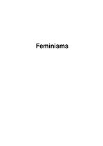 Konspekts 'Feminisms', 1.