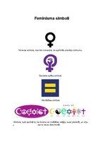 Konspekts 'Feminisms', 5.