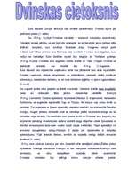 Referāts 'Dvinskas cietoksnis', 1.