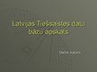 Referāts 'Tiešsaistes datu bāzes Latvijā', 16.