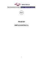 Prakses atskaite 'Atskaite par maģistra praksi uzņēmumā SIA "First Data Latvia"', 2.