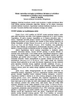 Konspekts 'Mutes motorikas terapijas problēmas bērniem ar attīstības traucējumu izraisītiem', 1.