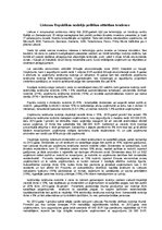 Eseja 'Lietuvas nodokļu politikas tendences', 1.