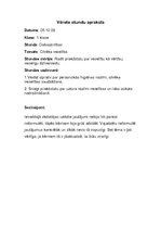 Prakses atskaite 'Aktīvā mācību audzināšanas prakse sākumskolā', 2.