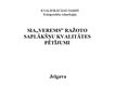 Diplomdarbs 'SIA "Verems" ražoto saplākšņu kvalitātes pētījumi', 1.