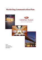 Biznesa plāns 'Marketing Communication Plan', 1.