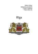 Referāts 'Rīga', 1.