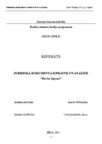 Konspekts 'Juridiskā dokumenta izpratne un analīze. Darba līgums', 1.