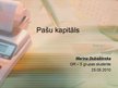 Referāts 'Pašu kapitāls. Pamatkapitāls', 20.