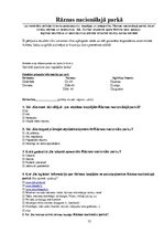 Referāts 'Studiju darbs. Aktīvā tūrisma attīstības iespējas Rāznas nacionālajā parkā', 32.
