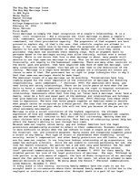 Eseja 'The Big Gay Marriage Issue', 1.