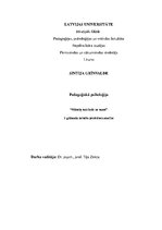 Referāts 'Grāmatā "Māmiņ, nekliedz uz mani!" minēto problēmu analīze', 1.