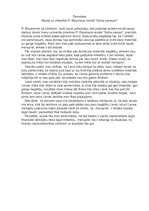 Eseja 'Manta un mīlestība Rūdolfa Blaumaņa novelē "Salna pavasarī"', 1.