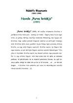 Konspekts 'Rūdolfa Blaumaņa novele "Purva bridējs"', 1.