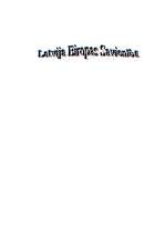 Referāts 'Latvija Eiropas Savienībā', 1.