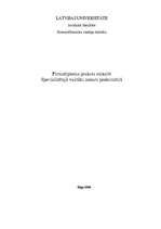 Prakses atskaite 'Pirmsdiploma prakses atskaite specializētajā vairāku nozaru prokuratūrā', 1.