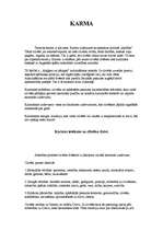 Referāts 'Karma', 1.