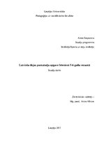 Referāts 'Latviešu dejas pamatsoļu apguve bērniem 5-6 gadu vecumā', 1.