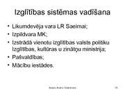 Prezentācija 'Aleksandrs Builis - skolvadība', 15.