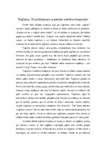 Eseja 'Traģiskais, tā salīdzinājums ar pārējām estētikas kategorijām', 1.