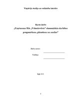 Biznesa plāns 'Uzņēmuma SIA "Velostāvvieta" ekonomiskās darbības prognozēšana, plānošana un ana', 1.