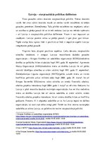 Eseja 'Latvija - starptautiskās politikas dalībniece', 1.
