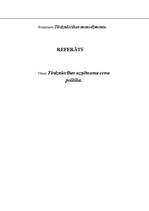Referāts 'Tirdzniecības uzņēmuma cenu politika', 1.