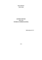 Konspekts 'Vispārīgā un tiesību filosofija', 1.