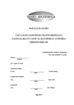 Diplomdarbs 'Zaļā salona koncepcija skaistumkopšanas salonam "Beauty Zone" kā ilgtspējīgas at', 1.